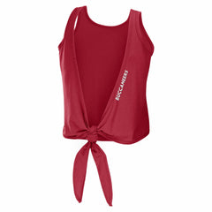 Tampa Bay Buccaneers WEAR by Erin Andrews Women's Open Back Twist Tie Tank Top Red | NFL