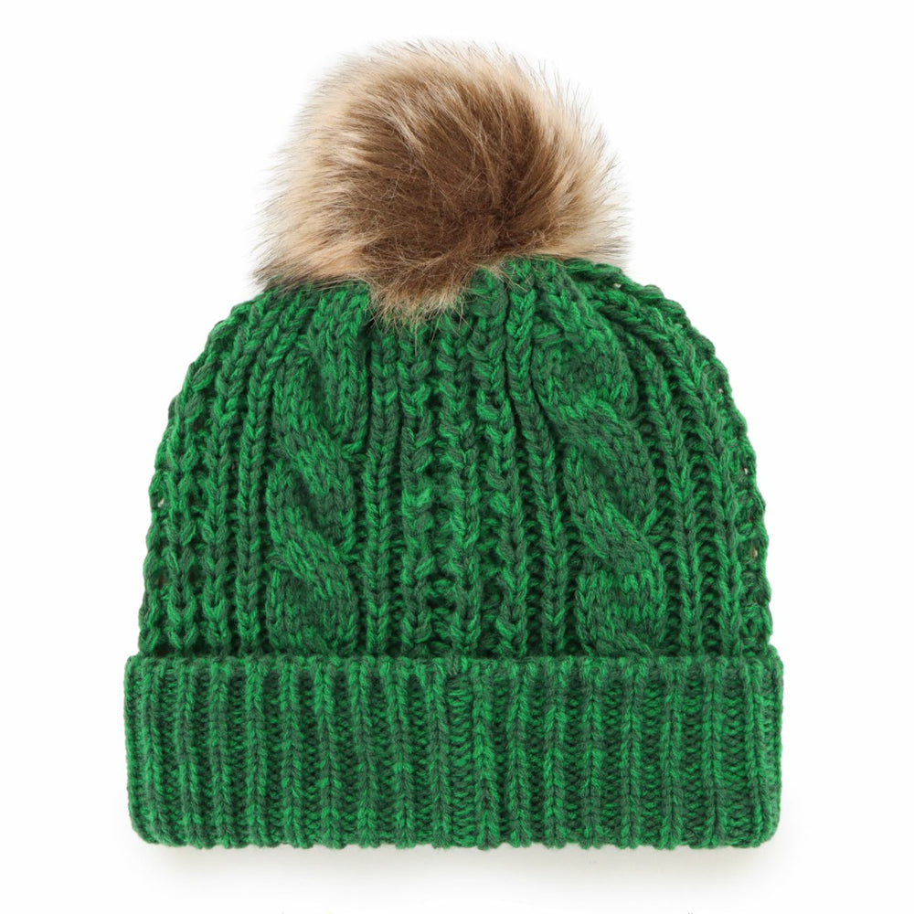 Green Bay Packers '47 Women's Meeko Cuffed Knit Hat with Pom Green | 47 brand