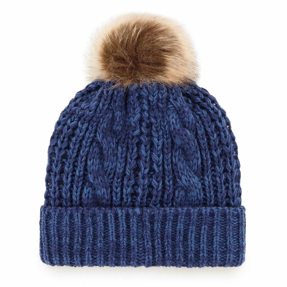 Tennessee Titans '47 Women's Meeko Cuffed Knit Hat with Pom Navy | 47 brand
