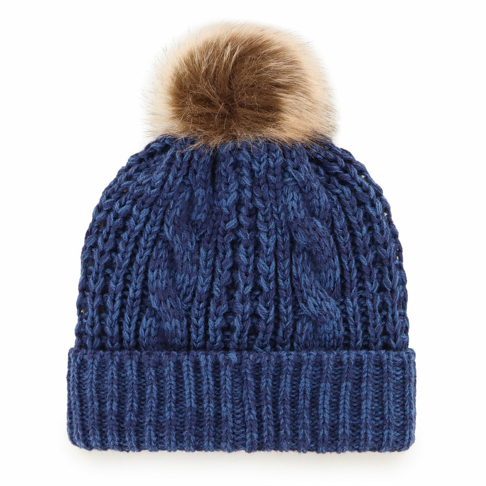 Tennessee Titans '47 Women's Meeko Cuffed Knit Hat with Pom Navy | 47 brand