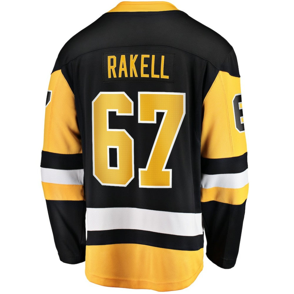 Rickard Rakell Pittsburgh Penguins Fanatics Home Breakaway Player Jersey - Black - NHL