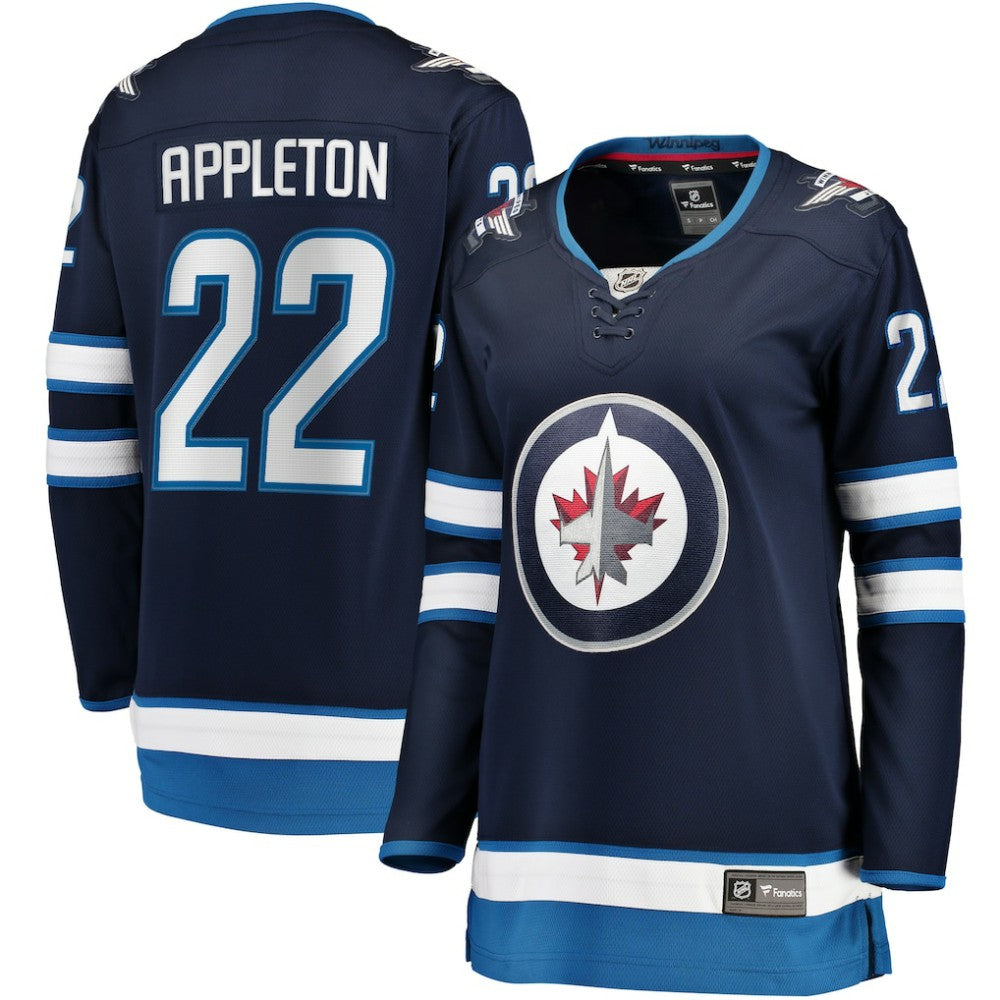 Mason Appleton Winnipeg Jets Fanatics Women's Home Breakaway Jersey - Navy - NHL