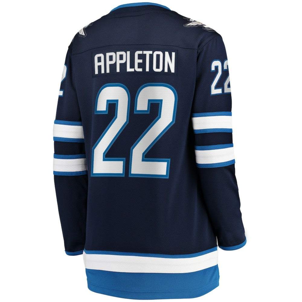 Mason Appleton Winnipeg Jets Fanatics Women's Home Breakaway Jersey - Navy - NHL