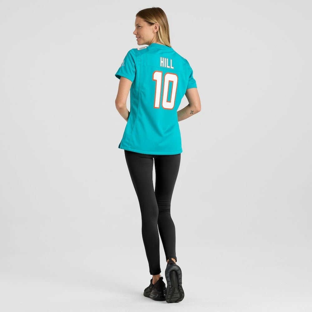 Tyreek Hill Miami Dolphins Women's Player Jersey Aqua | Nike for Sale