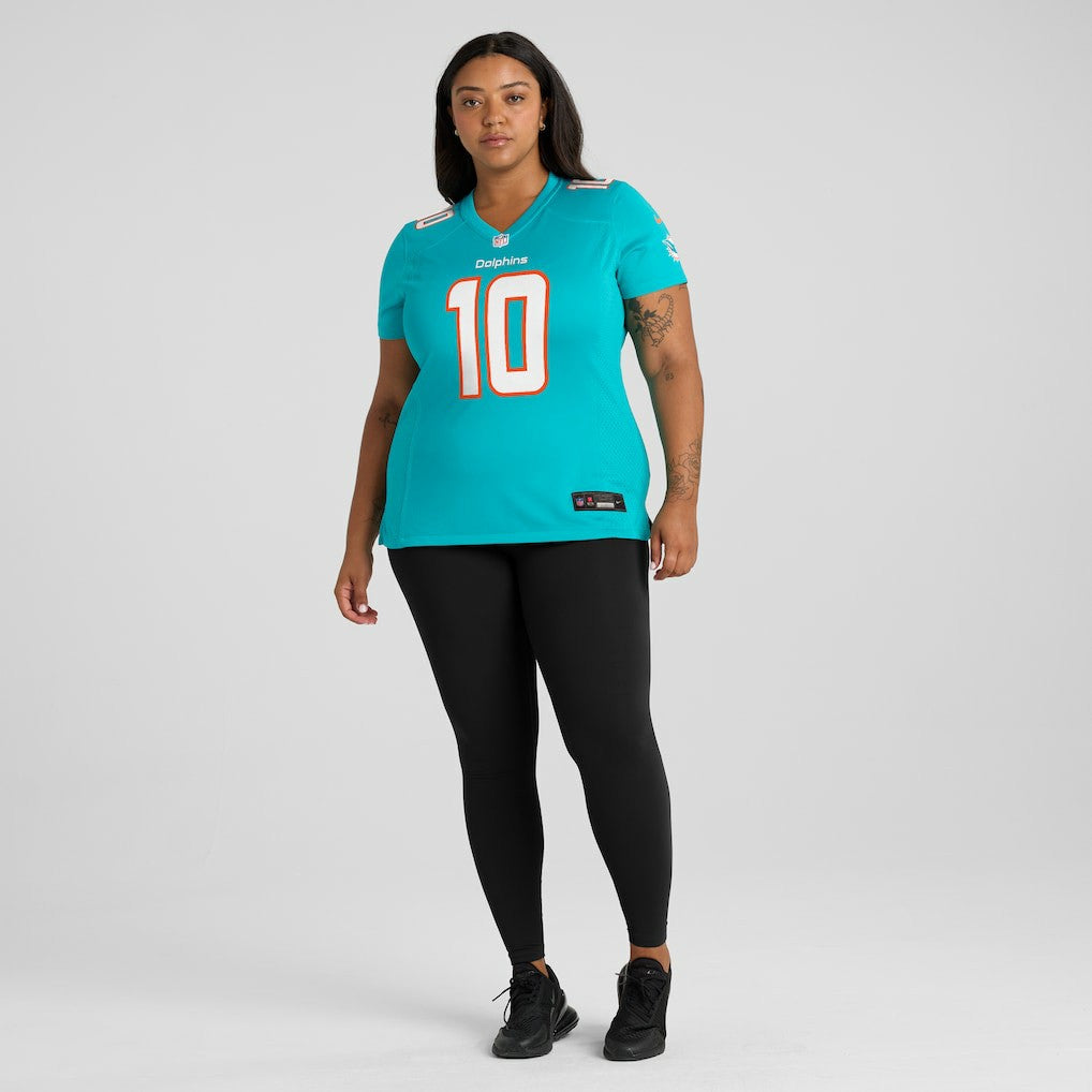 Tyreek Hill Miami Dolphins Women's Player Jersey Aqua | Nike for Sale