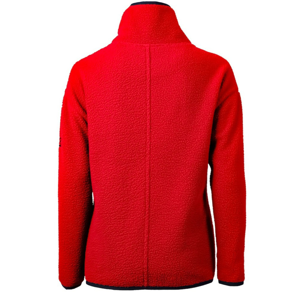 Philadelphia Phillies Cutter & Buck Women's Cascade Eco Sherpa Fleece Quarter-Zip Pullover Jacket - MLB