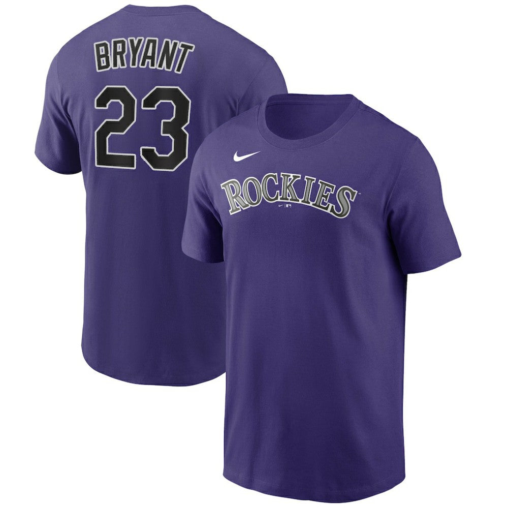 Kris Bryant Colorado Rockies Nike Name & Number T-Shirt - MLB