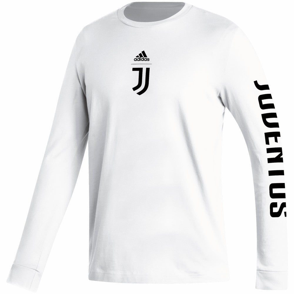 Juventus Team Crest Long Sleeve T-Shirt White | Adidas Online