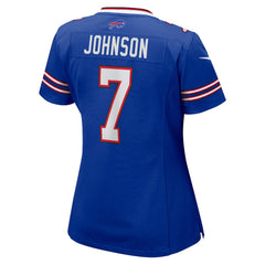 Taron Johnson Buffalo Bills Women's Game Player Jersey Royal | Nike for Sale
