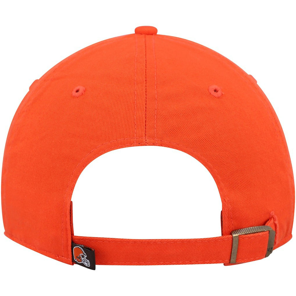 Cleveland Browns '47 Clean Up Primary Adjustable Hat Orange | 47 brand
