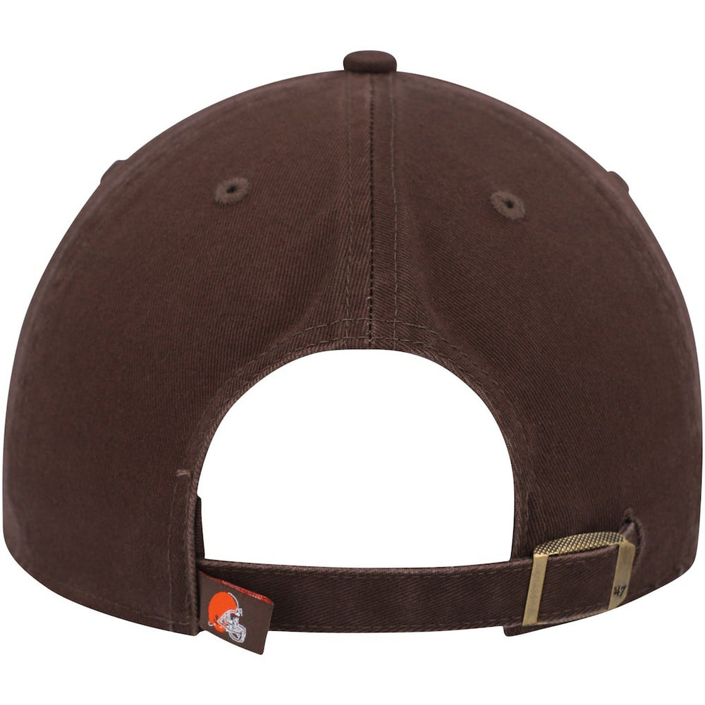 Cleveland Browns '47 Secondary Clean Up Adjustable Hat Brown | 47 brand