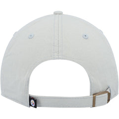 Pittsburgh Steelers '47 Clean Up Adjustable Hat Gray | 47 brand