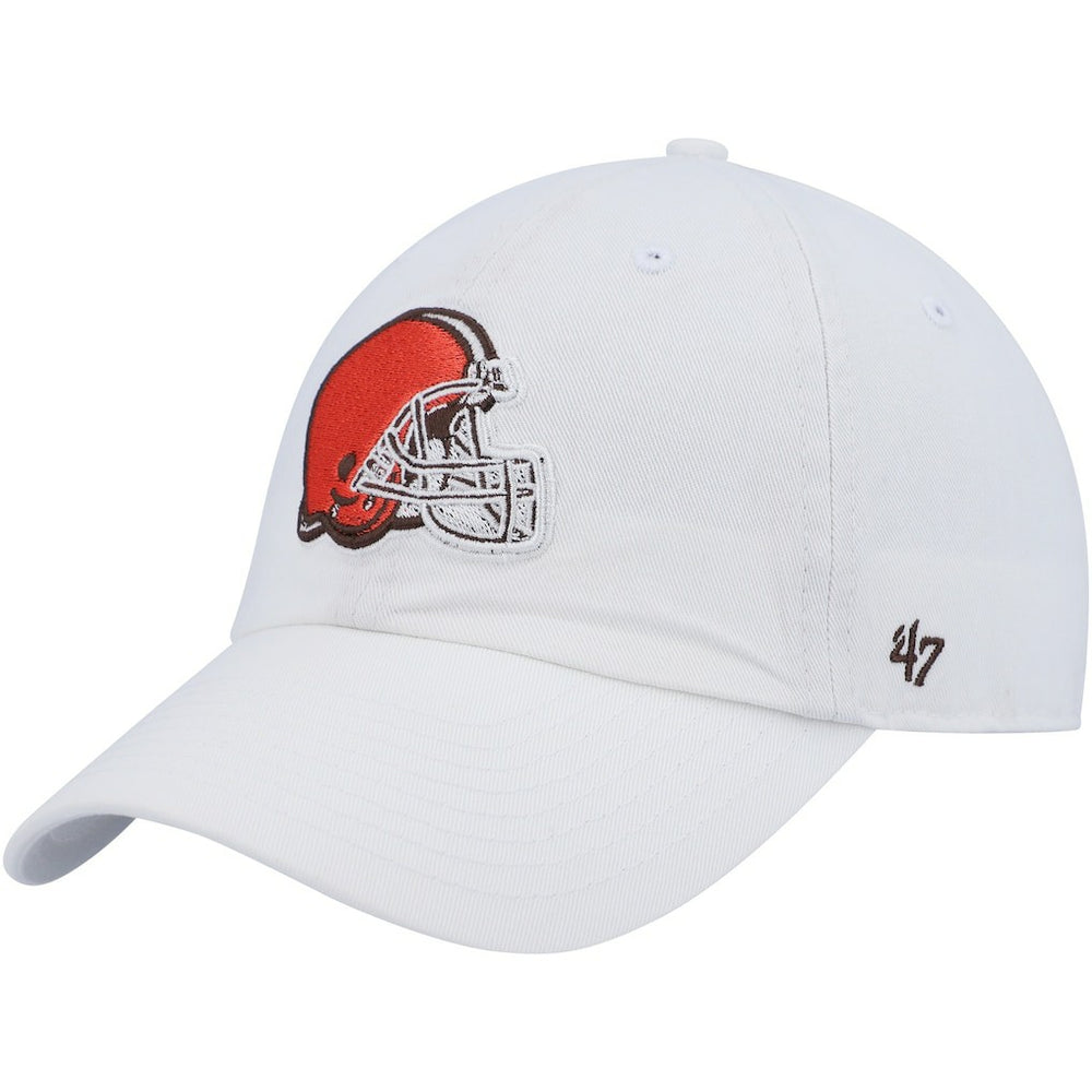 Cleveland Browns '47 Women's Clean Up Adjustable Hat White | 47 brand