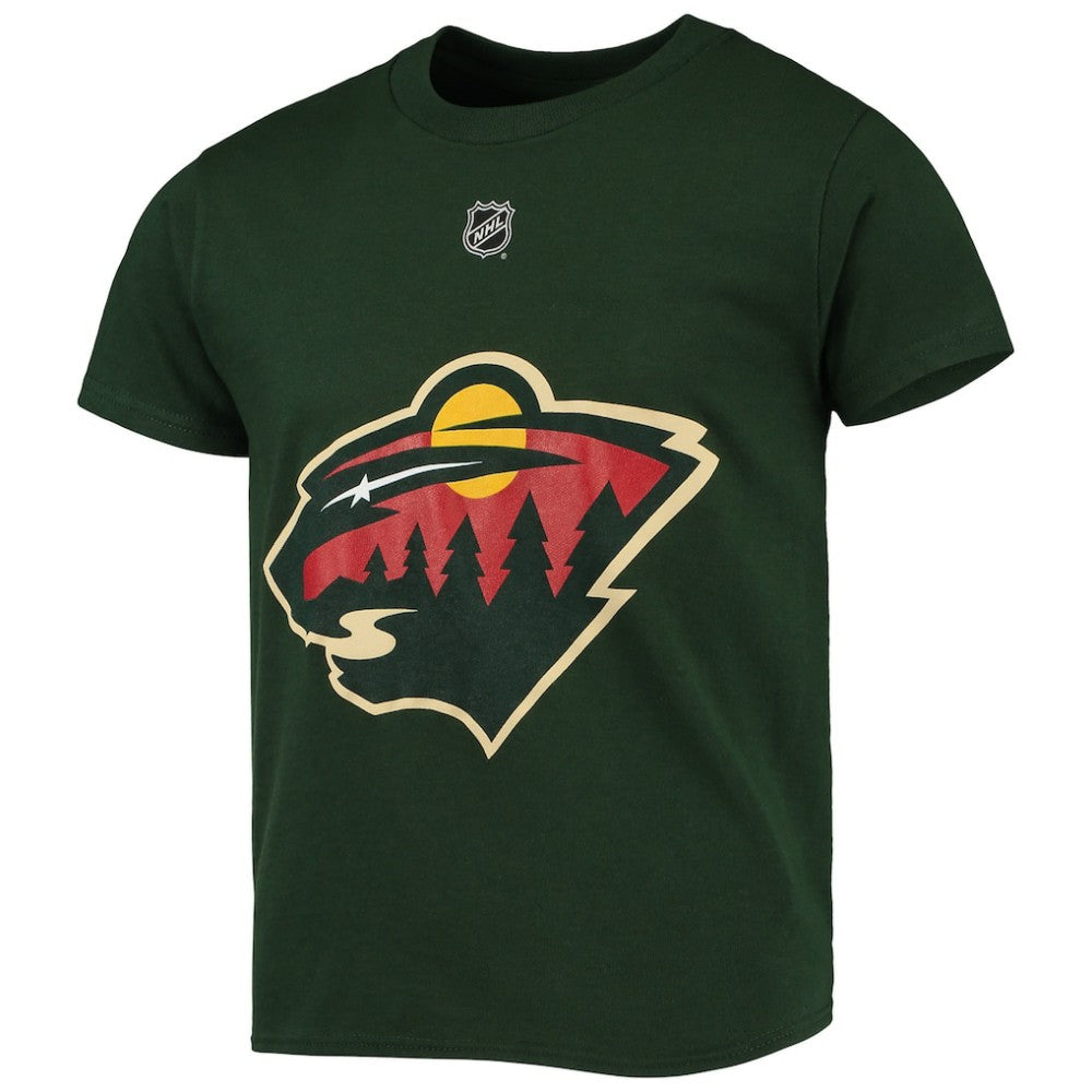 Marc-Andre Fleury Minnesota Wild Youth Player Name & Number T-Shirt - Green - NHL