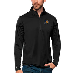 Indiana Pacers Antigua Tribute Quarter-Zip Pullover Top Black - NBA