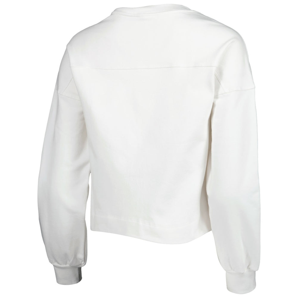 Phoenix Suns Lusso Women's Lola Ball and Chain Pullover Sweatshirt White - NBA