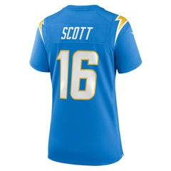 JK Scott Los Angeles Chargers Women's Game Jersey Powder Blue | Nike for Sale