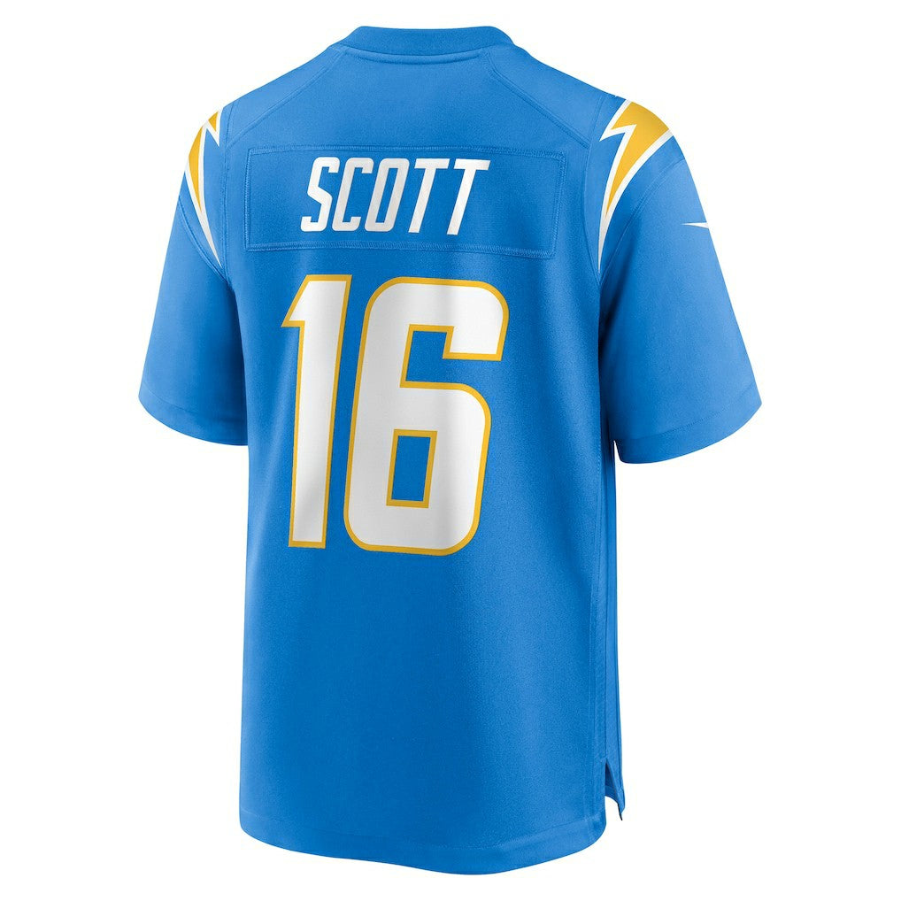 JK Scott Los Angeles Chargers Game Jersey Powder Blue | Nike for Sale