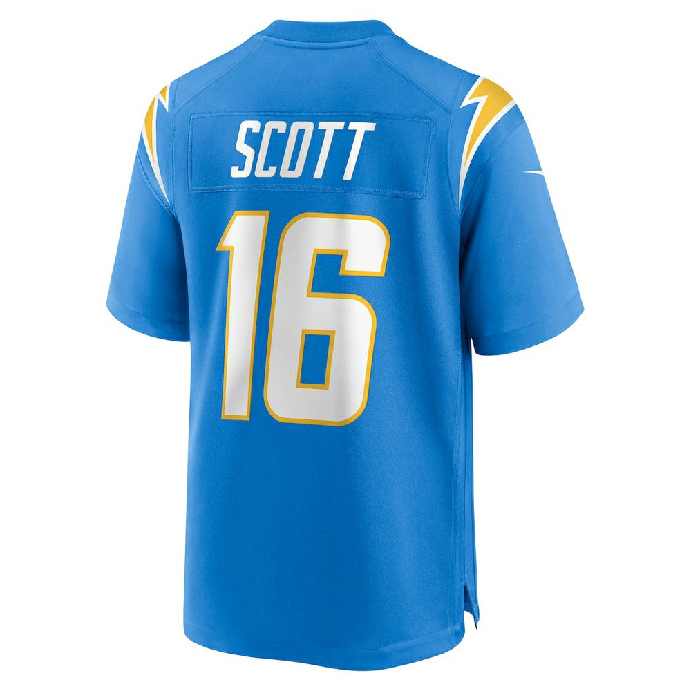 JK Scott Los Angeles Chargers Game Jersey Powder Blue | Nike for Sale