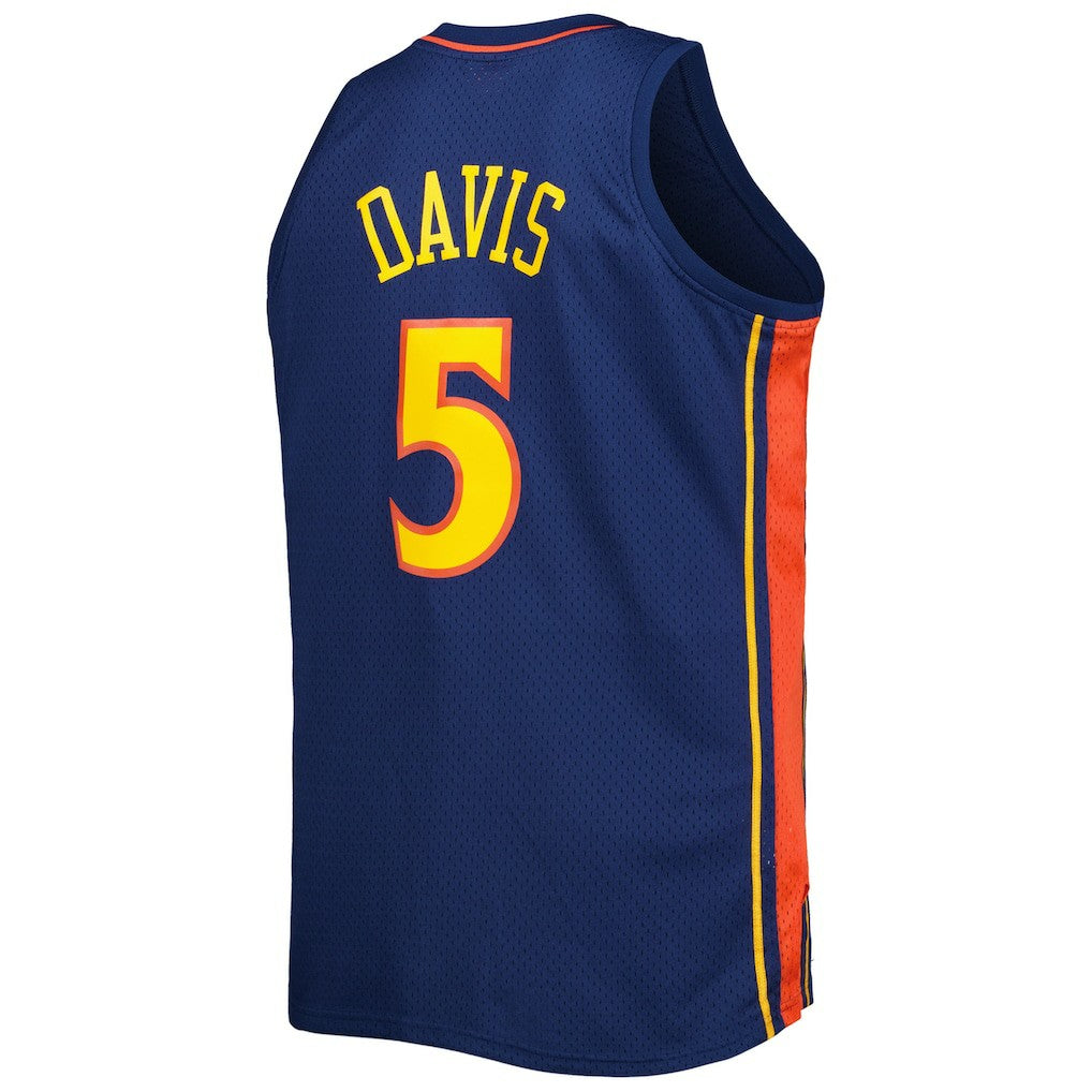 Baron Davis Golden State Warriors Big & Tall Hardwood Classics 2006/07 Swingman Jersey Navy - NBA