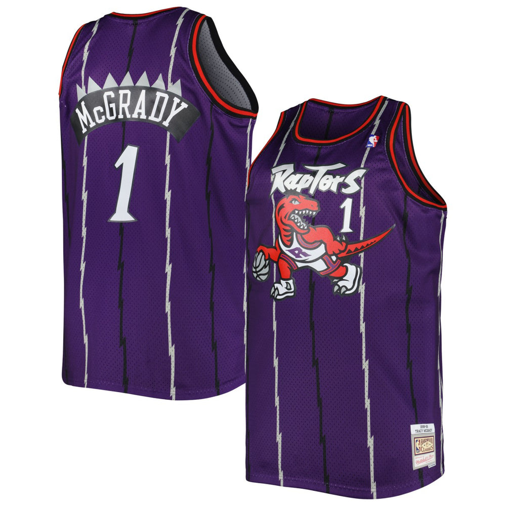 Tracy McGrady Toronto Raptors Big & Tall Hardwood Classics 1998/99 Swingman Jersey Purple - NBA