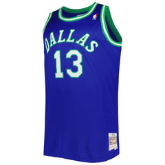 Steve Nash Dallas Mavericks Big & Tall Hardwood Classics 1998/99 Swingman Jersey Blue - NBA