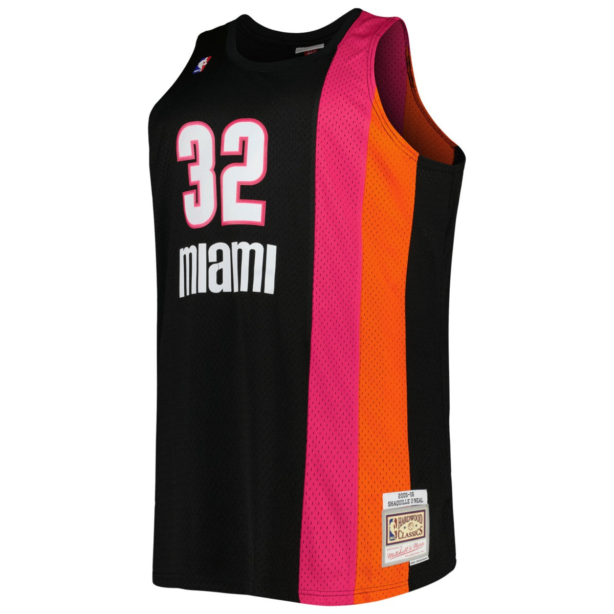Shaquille O'Neal Miami Heat Big & Tall Hardwood Classics 2005/06 Swingman Jersey Black - NBA
