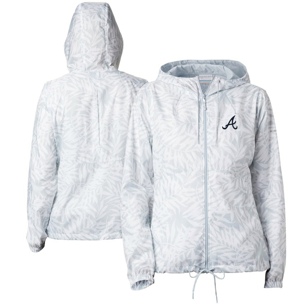Atlanta Braves Columbia Women's Flash Forward Full-Zip Windbreaker Jacket - MLB