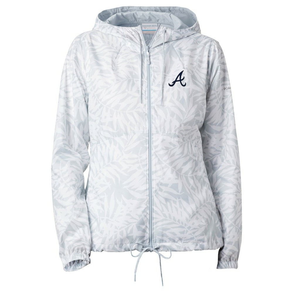 Atlanta Braves Columbia Women's Flash Forward Full-Zip Windbreaker Jacket - MLB