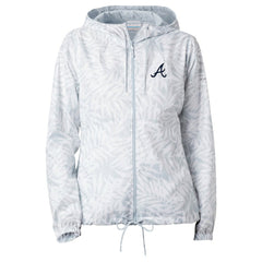 Atlanta Braves Columbia Women's Flash Forward Full-Zip Windbreaker Jacket - MLB