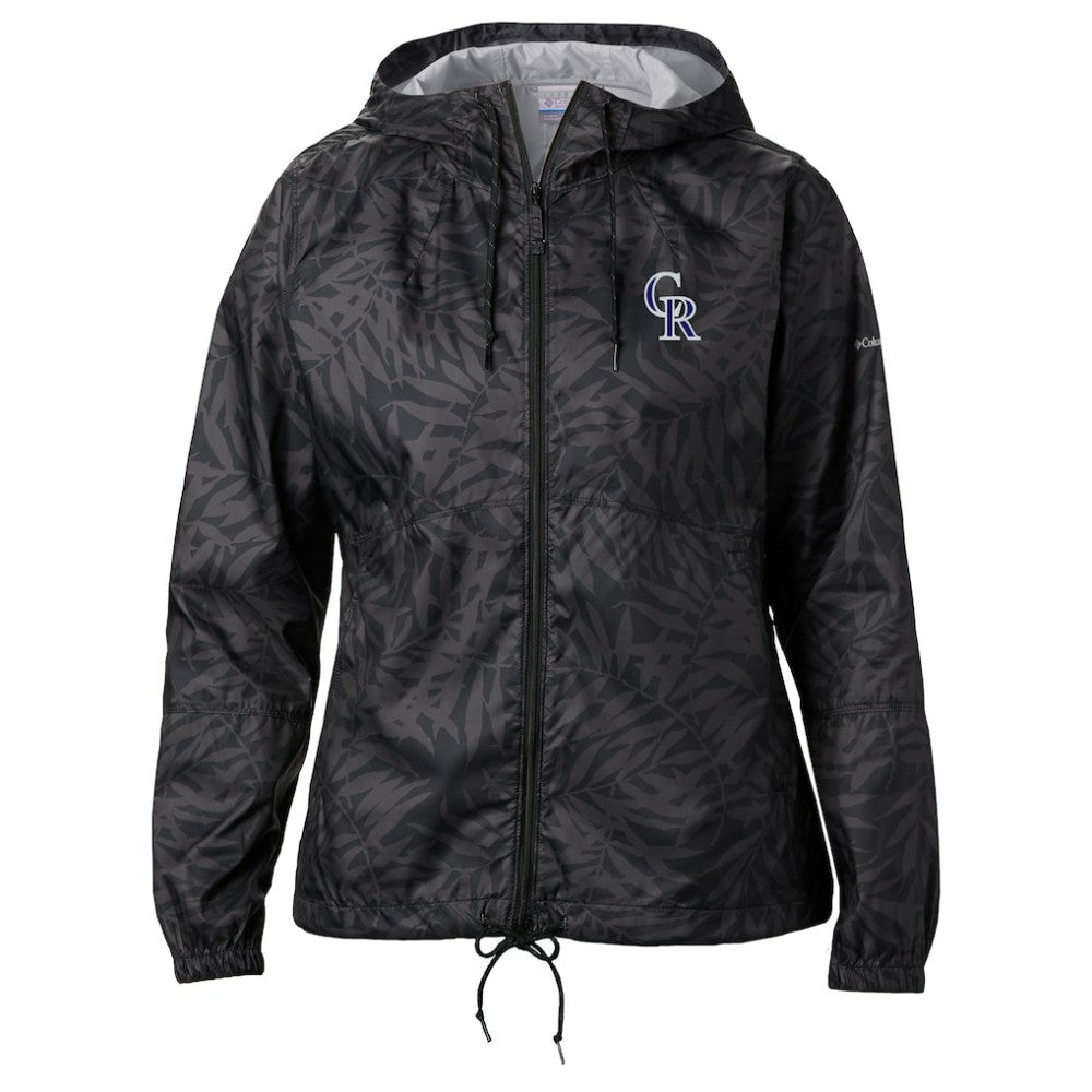 Colorado Rockies Columbia Women's Flash Forward Full-Zip Windbreaker Jacket - MLB