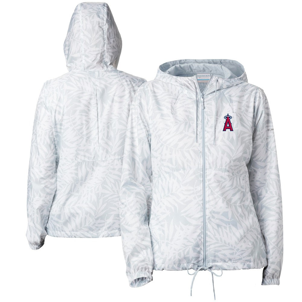Los Angeles Angels Columbia Women's Flash Forward Full-Zip Windbreaker Jacket - MLB