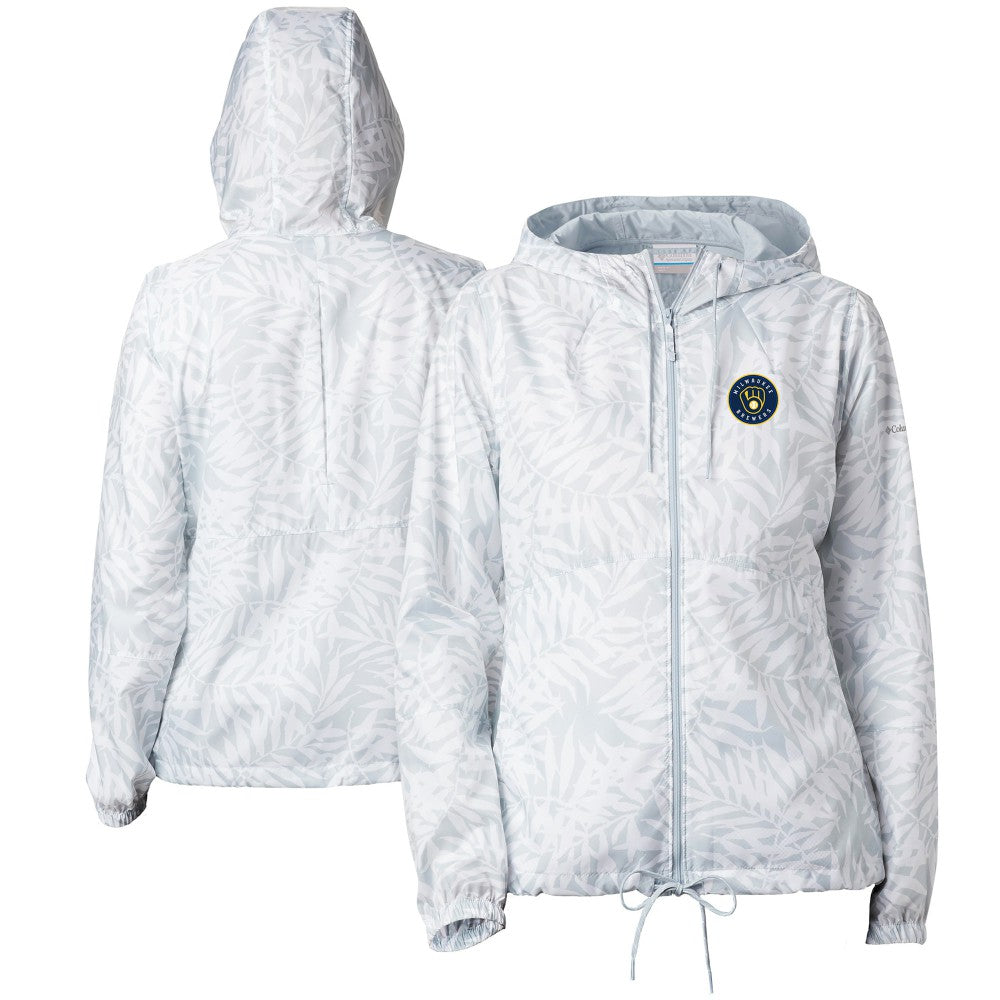 Milwaukee Brewers Columbia Women's Flash Forward Full-Zip Windbreaker Jacket - MLB