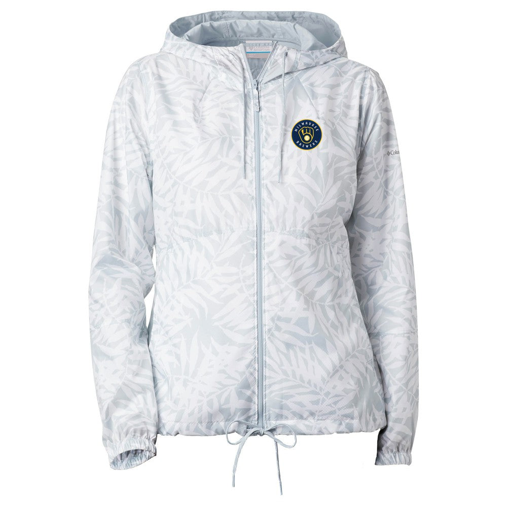 Milwaukee Brewers Columbia Women's Flash Forward Full-Zip Windbreaker Jacket - MLB