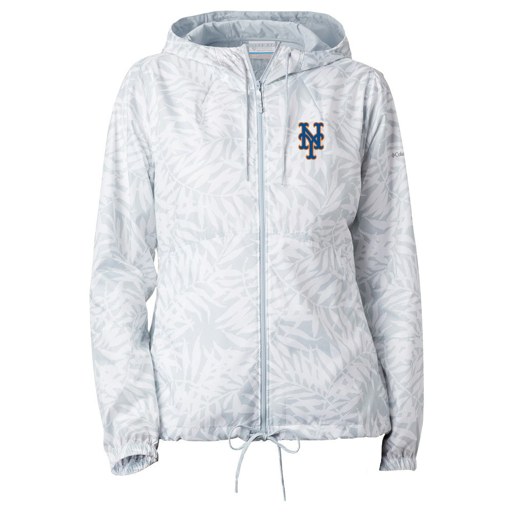 New York Mets Columbia Women's Flash Forward Full-Zip Windbreaker Jacket - MLB