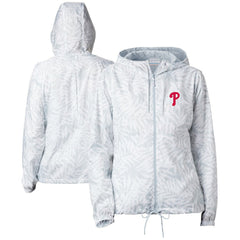 Philadelphia Phillies Columbia Women's Flash Forward Full-Zip Windbreaker Jacket - MLB