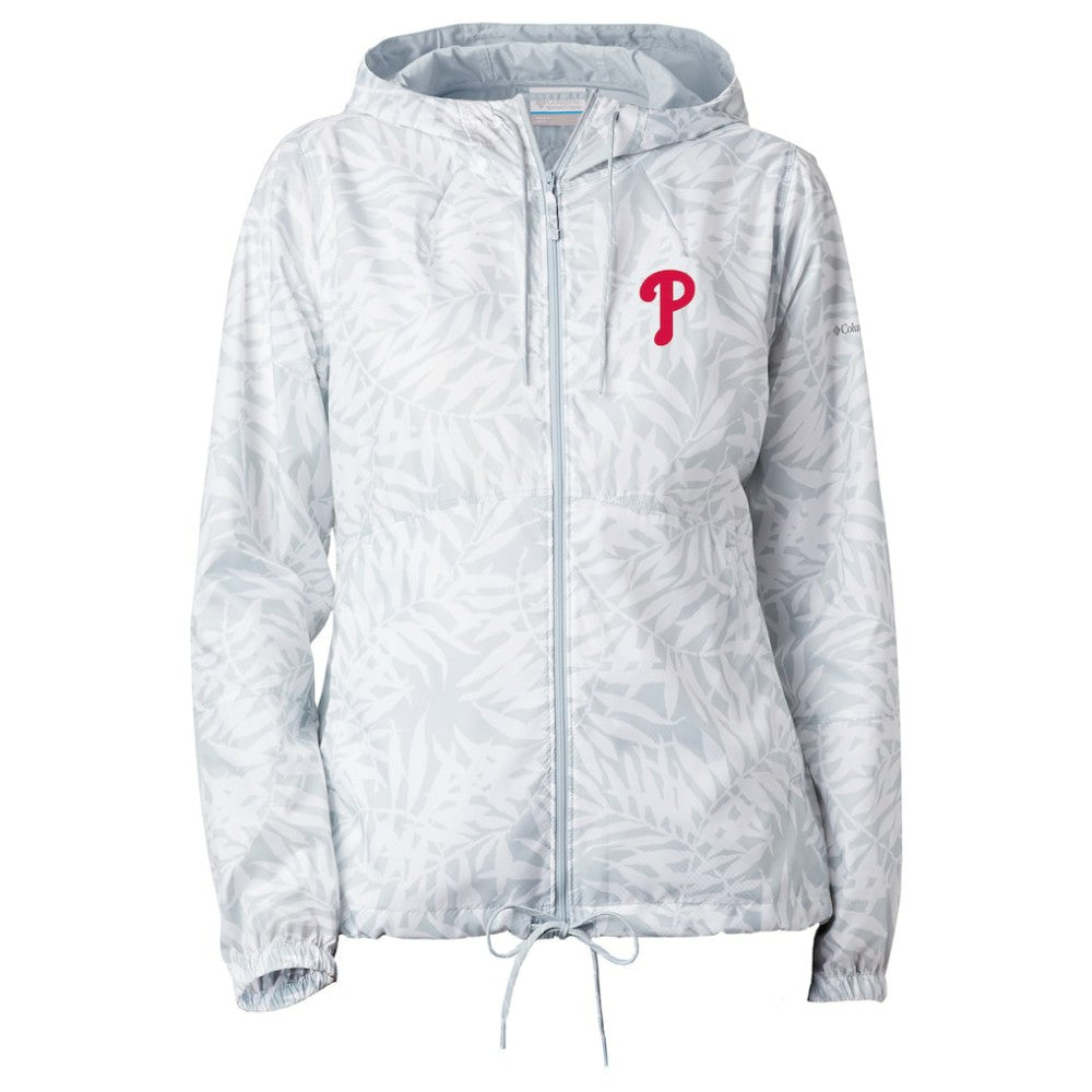 Philadelphia Phillies Columbia Women's Flash Forward Full-Zip Windbreaker Jacket - MLB