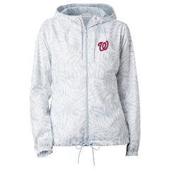 Washington Nationals Columbia Women's Flash Forward Full-Zip Windbreaker Jacket - MLB