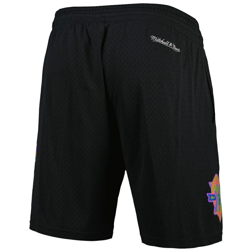 Chicago Bulls Hardwood Classics Color Bomb Energy Shorts Black - NBA