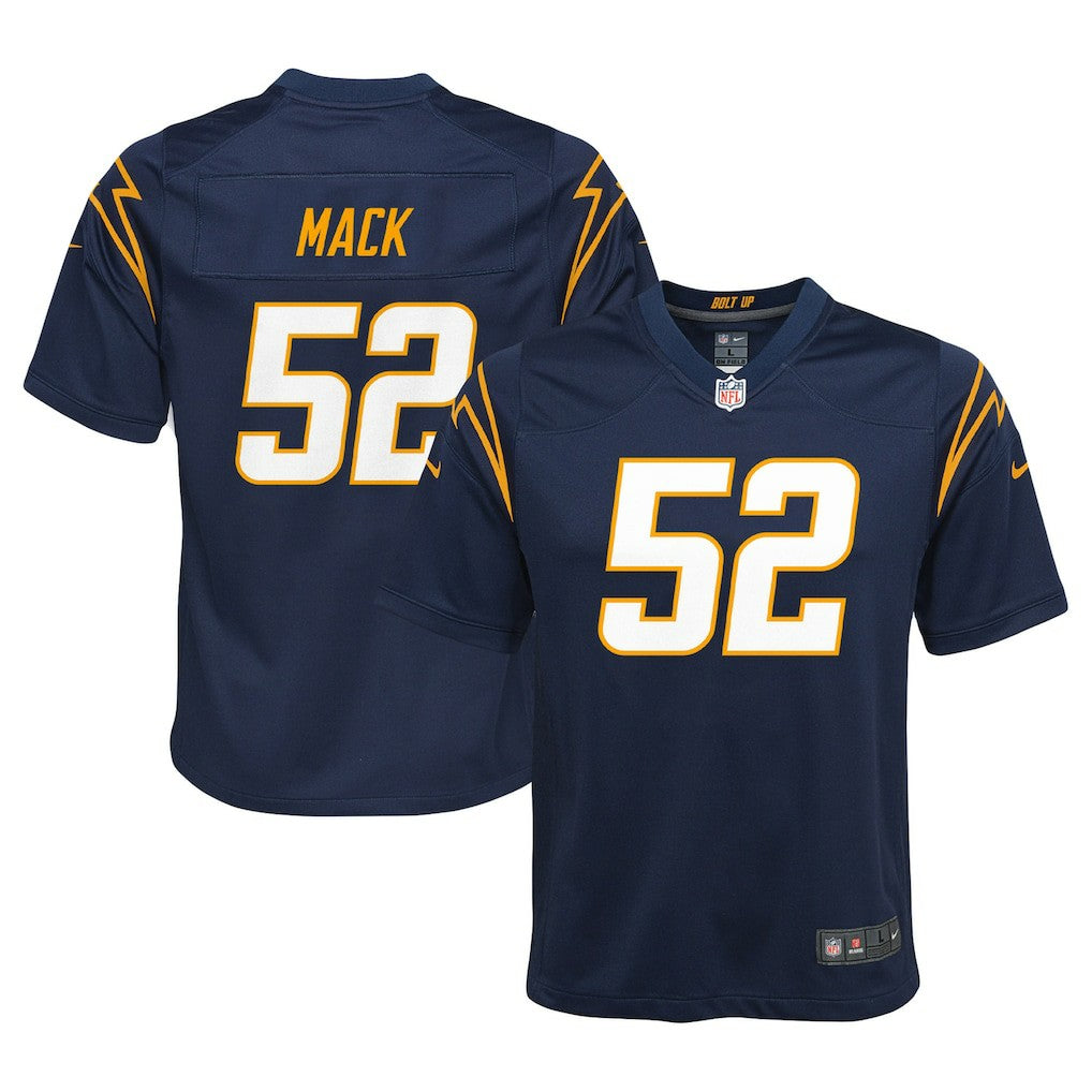 Khalil Mack Los Angeles Chargers Youth Game Jersey Navy | Nike for Sale