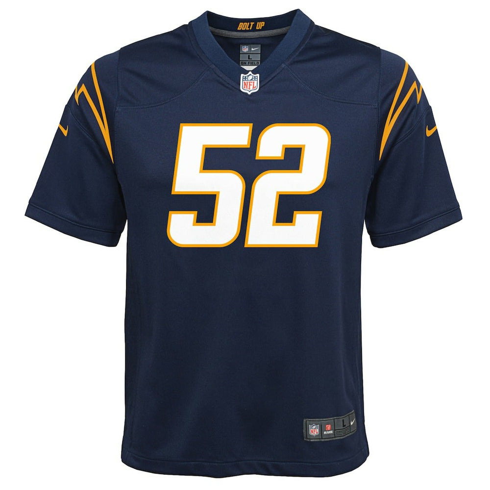 Khalil Mack Los Angeles Chargers Youth Game Jersey Navy | Nike for Sale