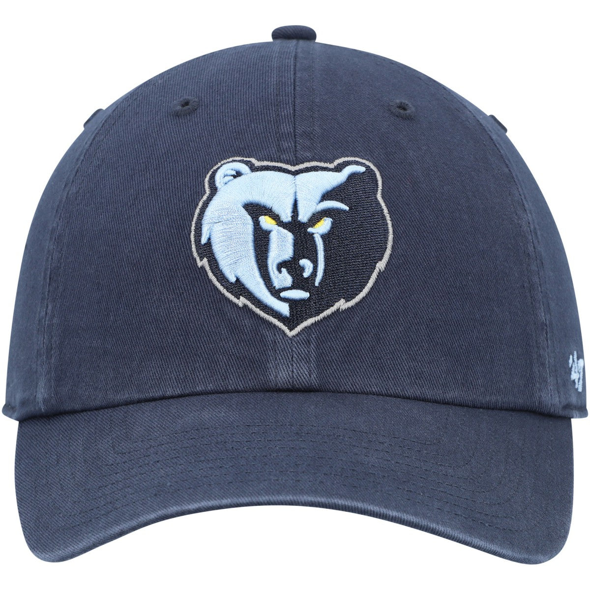 Memphis Grizzlies '47 Core Logo Clean Up Adjustable Hat Navy - NBA