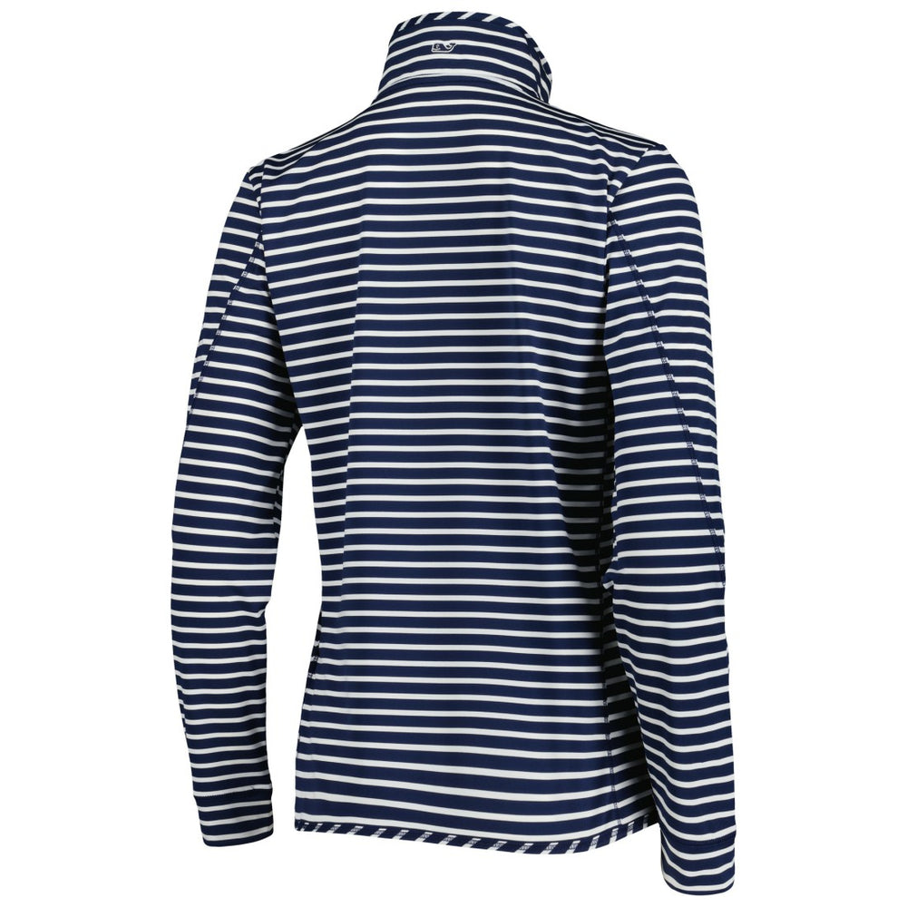 Tennessee Titans Vineyard Vines Women's Sankaty Shep Half-Zip Pullover Top Navy | NFL
