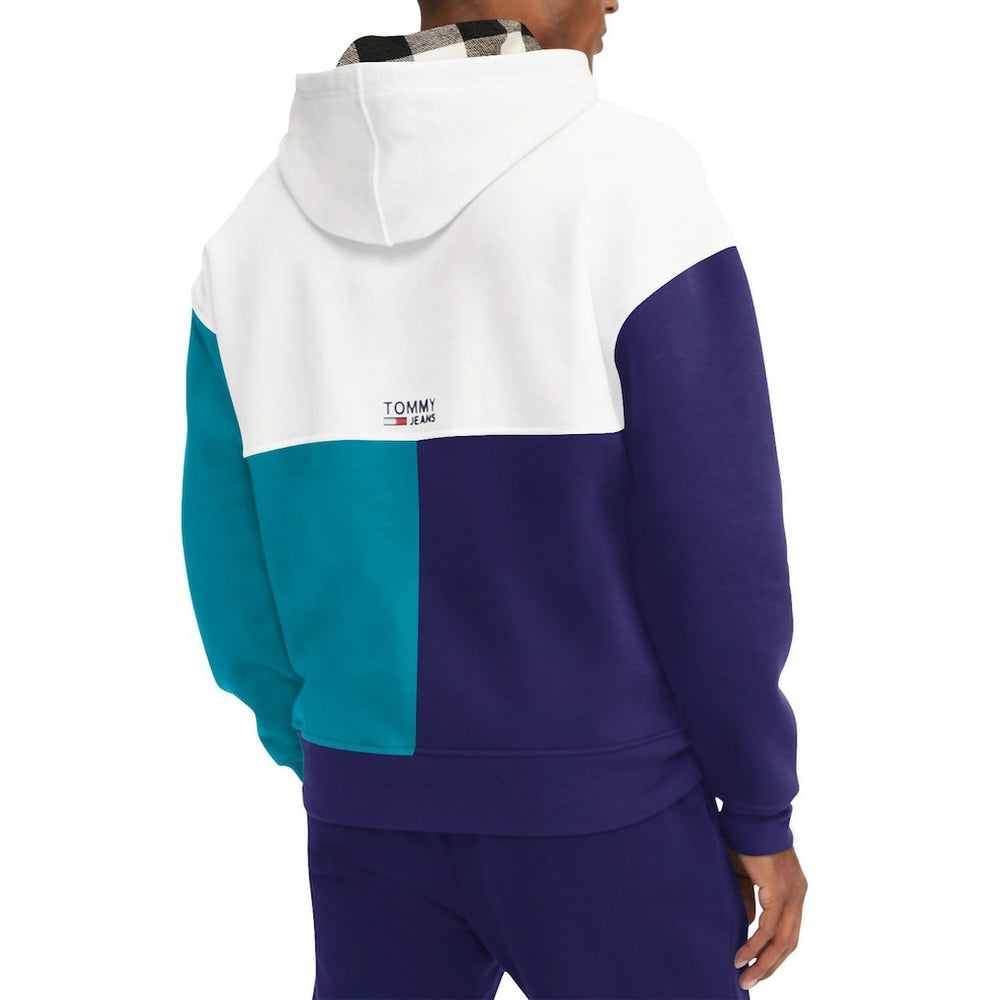 Charlotte Hornets Tommy Jeans Andrew Split Pullover Hoodie White/Purple - NBA