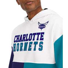 Charlotte Hornets Tommy Jeans Andrew Split Pullover Hoodie White/Purple - NBA