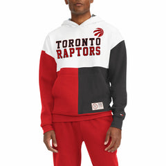 Toronto Raptors Tommy Jeans Andrew Split Pullover Hoodie White/Red - NBA