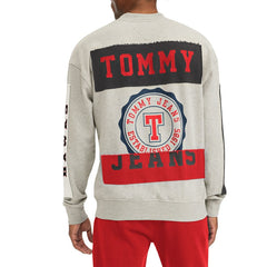 Atlanta Hawks Tommy Jeans James Patch Pullover Sweatshirt Gray - NBA