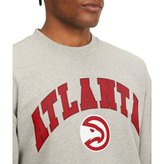 Atlanta Hawks Tommy Jeans James Patch Pullover Sweatshirt Gray - NBA