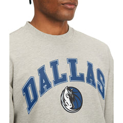 Dallas Mavericks Tommy Jeans James Patch Pullover Sweatshirt Gray - NBA