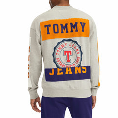 Phoenix Suns Tommy Jeans James Patch Pullover Sweatshirt Gray - NBA